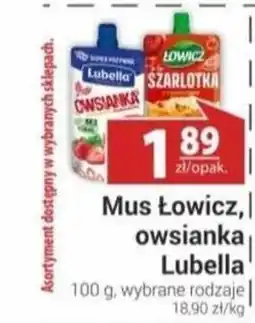 Delikatesy Sezam Mus Łowicz, owsianka Lubella oferta