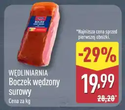 ALDI Boczek wędzony surowy oferta