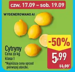 ALDI Cytryny oferta