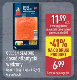 ALDI GOLDEN SEAFOOD Łosoś atlantycki wędzony oferta