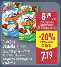 ALDI CHOCEUR Wafelki Jumbo oferta