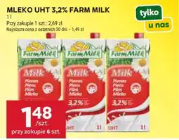 Stokrotka Market MLEKO UHT 3,2% FARM MILK oferta