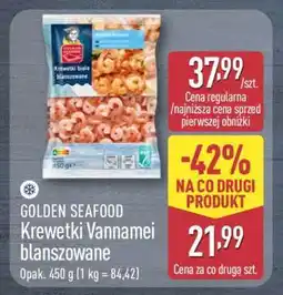 ALDI GOLDEN SEAFOOD Krewetki Vannamei blanszowane oferta