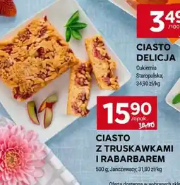 Stokrotka Market Ciasto z truskawkami i rabarbarem oferta