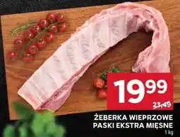 Stokrotka Market Żeberka wieprzowe paski ekstra mięsne oferta