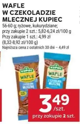 Stokrotka Market Wafle w czekoladzie mlecznej Kupiec oferta