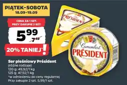 Netto Ser pleśniowy PRÉSIDENT oferta
