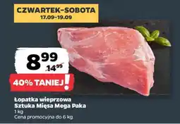 Netto Łopatka wieprzowa Sztuka Mięsa Mega Paka oferta