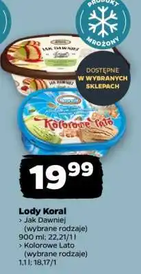 Netto Lody Koral oferta