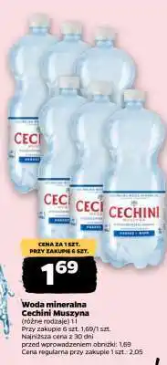 Netto Woda mineralna Cechini Muszyna oferta