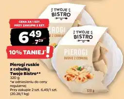 Netto Pierogi ruskie z cebulką Twoje Bistro oferta