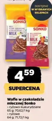 Netto Wafle w czekoladzie mlecznej Sonko oferta