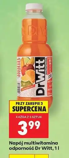 Biedronka Napój multiwitamina odporność Dr Witt, 1l oferta