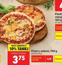 Biedronka Pizza z salami 130 g oferta