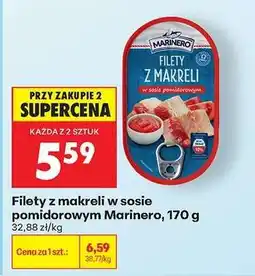 Biedronka Filety z makreli w sosie pomidorowym Marinero 170 g oferta
