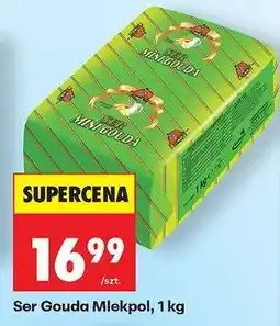 Biedronka Ser Gouda Mlekpol, 1 kg oferta
