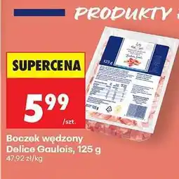 Biedronka Boczek wędzony Delice Gaulois, 125 g oferta