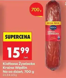 Biedronka Kiełbasa żywiecka Kraina Wędlin Na co dzień, 700 g oferta