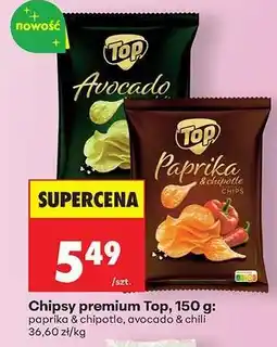 Biedronka Chipsy premium Top, 150 g oferta