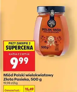 Biedronka Miód Polski wielokwiatowy Złota Pasieka 500 g oferta