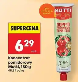 Biedronka Koncentrat pomidorowy Mutti 130 g oferta