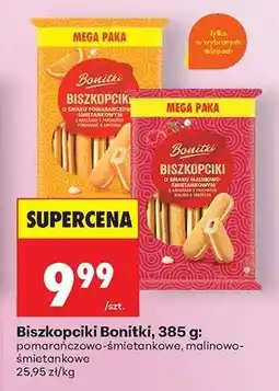 Biedronka Biszkopciki Bonitki, 385 g oferta