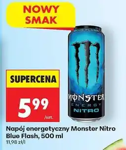 Biedronka Napój energetyczny Monster Nitro Blue Flash, 500 ml oferta