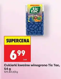 Biedronka Cukierki kwaśne winogrono Tic Tac, 54 g oferta