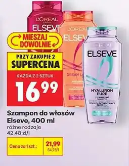 Biedronka Szampon do włosów Elseve , 400 ml oferta