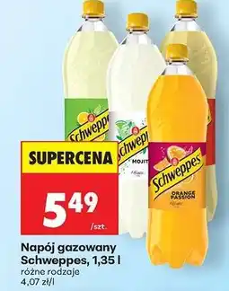 Biedronka Napój gazowany Schweppes, 1,35 l oferta
