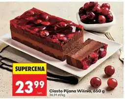 Biedronka Ciasto pijana wiśnia, 650 g oferta