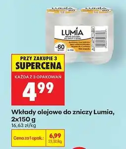 Biedronka Wkłady olejowe do zniczy Lumia, 2x150 g oferta