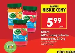 Biedronka Dżem 60% mniej cukrów Rapsodia, 240 g oferta