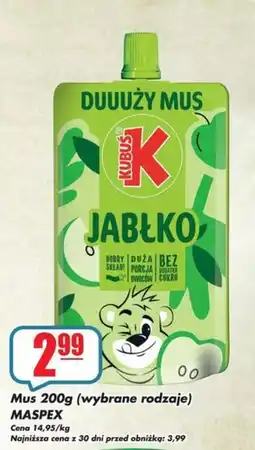 Sezamek Duuuży Mus Jabłko Kubus oferta