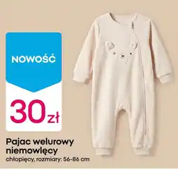Pepco Pajac welurowy niemowlęcy oferta