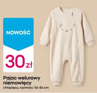 Pepco Pajac welurowy niemowlęcy oferta