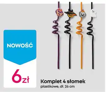 Pepco Komplet 4 słomek plastikowe oferta