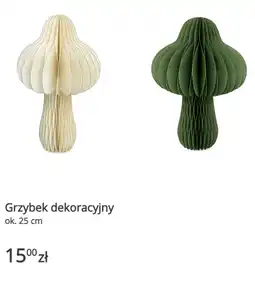 KiK Grzybek dekoracyjny ok. 25 cm oferta