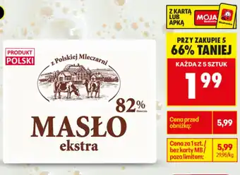 Biedronka Masło ekstra oferta