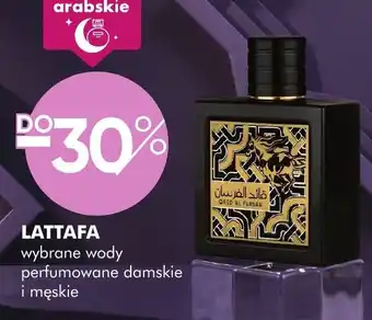 Lattafa wybrane wody perfumowane damskie i męskie