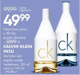 SuperPharm Woda toaletowa Calvin Klein In2U oferta
