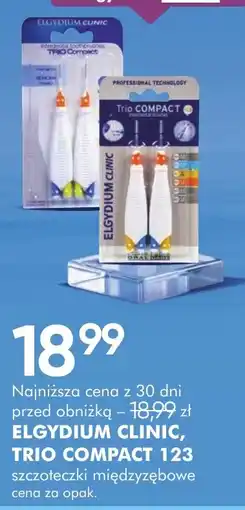 SuperPharm ELGYDIUM CLINIC, TRIO COMPACT 123 szczoteczki międzyzębowe oferta