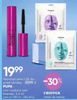 SuperPharm PUPA mini maskara Lash Extender oferta
