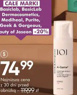 SuperPharm Geek & gorgeous A-game5 przeciwzmarszczkowe serum z retinalem 0,05% oferta