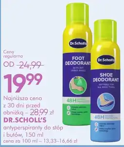 SuperPharm DR.SCHOLL'S antyperspiranty do stóp i butów oferta