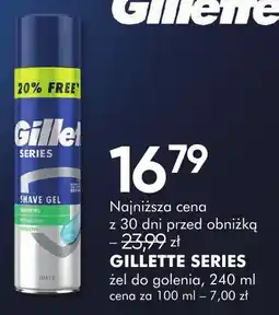 SuperPharm Gillette Series żel do golenia oferta