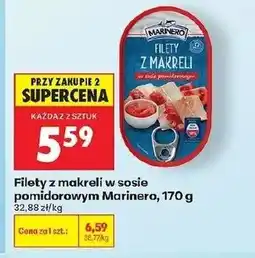 Biedronka Filet z makreli Marinero oferta
