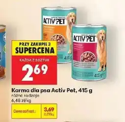 Biedronka Karma dla psa Activ Pet oferta