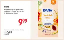 Rossmann Maska do rąk w rękawiczce z olejem z pestek brzoskwini i hibiskusem Isana oferta