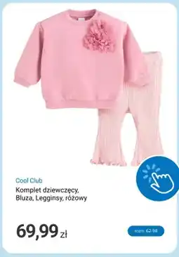 Smyk Komplet dziewczęcy bluza legginsy różowy Cool Club oferta